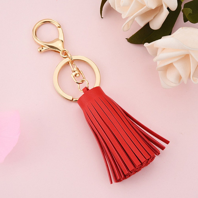 가죽 태슬 키링 키홀더 가방 참장식 해외여행 백참 자동차 노리개 여자가방 키링