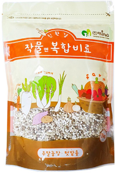 태흥F&G 작물엔 복합비료 텃밭용, 1개, 1kg