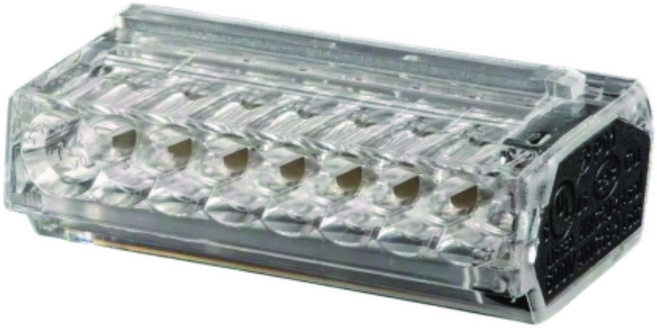 다올ETS 전선 커넥터 푸쉬인컨넥터 꽂음형 8P 회색 1봉 250개입 자이안트록 UL인증, 250개