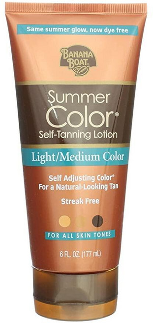 핫썸머 여름 바나나보트 썸머 컬러 셀프 태닝 로션 라이트 미디엄 177ml 148010