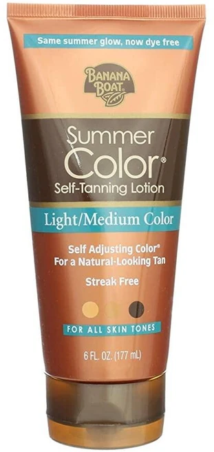 핫썸머 여름 바나나보트 썸머 컬러 셀프 태닝 로션 라이트 미디엄 177ml 148010 - 쿠팡