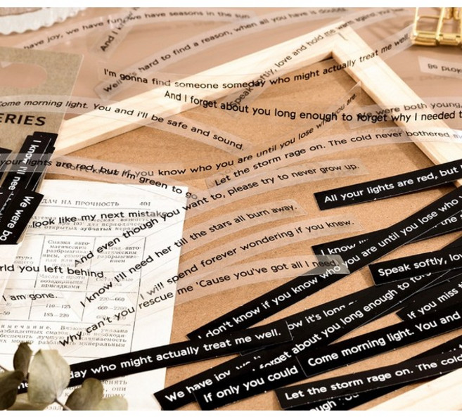 빈티지 다꾸스티커 vol 23 세트 메세지 명언 감성 다이어리꾸미기 레트로 인스 용품, 05.마스터피스 익스트랙트