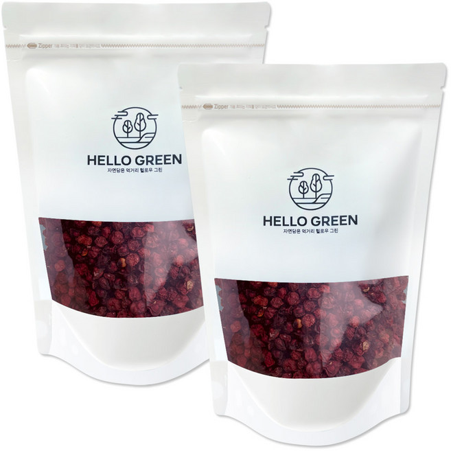 헬로우그린 국내산 문경 건조 오미자, 450g, 1개입, 2개