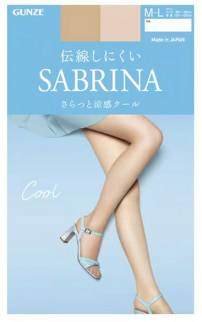 일본 군제 사브리나 쿨 팬티스타킹 쿨스타킹 골프스타킹 여름스타킹