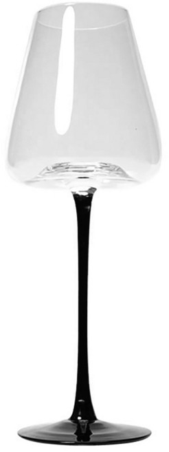 로체스터 트라이 와인잔 블랙, 1개, 450ml