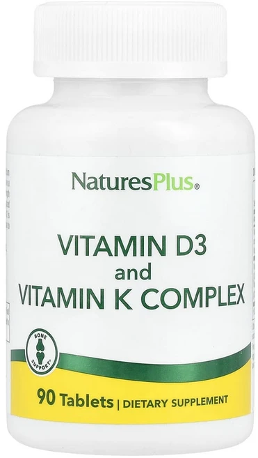 네이쳐스플러스 비타민D3 & K2 90정, 1개 - 쿠팡