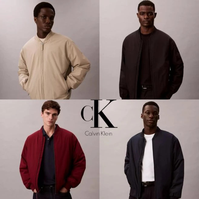 매장정품 캘빈 클라인 Calvin Klein Matte 남자 클래식 봄버 자켓 1929896 - 쿠팡