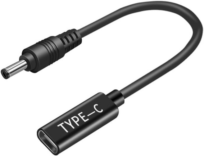 USB C-DC 어댑터 마그네틱 Microsoft Surface Pro 3 4 5 6 7 8 9 X 1769 1736 1800 노트북 시리즈용 15V 전원 AC 충전기 제작, 4.5x3.0mm for HP