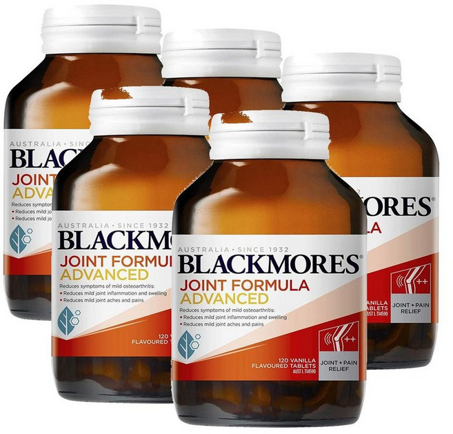 블랙모어스 조인트 포뮬라 어드밴스드 타블렛 BLACKMORES JOINT FORMULA ADVANCED, 120정, 5개