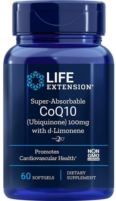 LIFE EXTENSION 輔酶Q10軟膠囊, 60顆, 1罐
