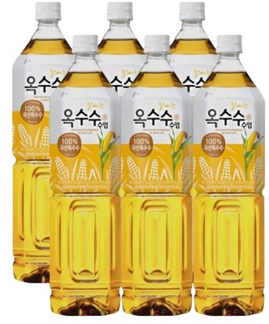 웅진 옥수수 수염차 1.5L 6개