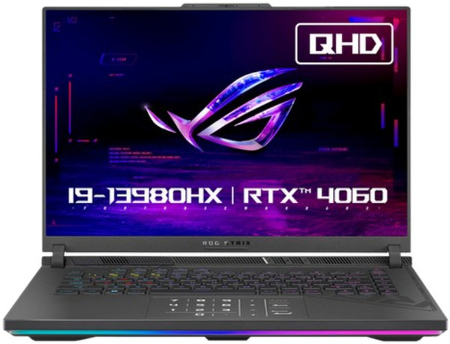 에이수스 2024 ROG 스트릭스 G16 코어i9 인텔 13세대 지포스 RTX 4060, 이클립스그레이, 1TB, 32GB, WIN11 Home, G614JV-N4117