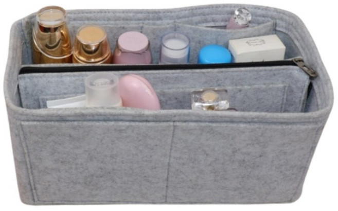 노마지니 에코백이너백 대용량 정리 백인백, 라이트그레이, 1개