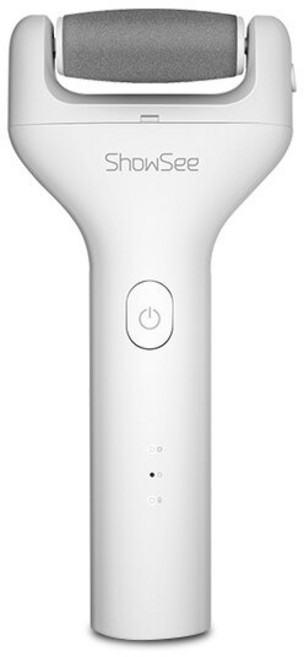 電動修足器 - 雙檔調速 去腳皮磨腳機, 白色, b1-w