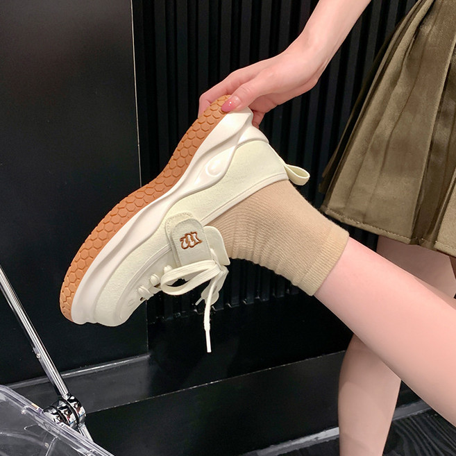 MEIISEO 캔버스화 농구화 스니커즈 슬립온 운동화 통굽 캔버스화