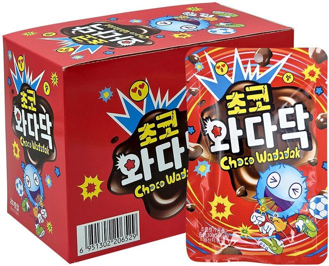 와다닥 팝핑캔디 초코맛, 1개