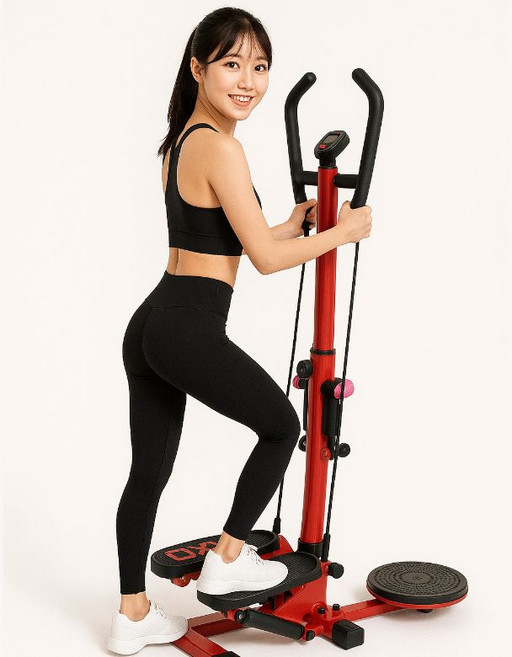 루미핏 4in1 워너비메이커 스텝퍼 가정용 천국의계단 스탭퍼 계단오르기 스테퍼 스태퍼, 화이트