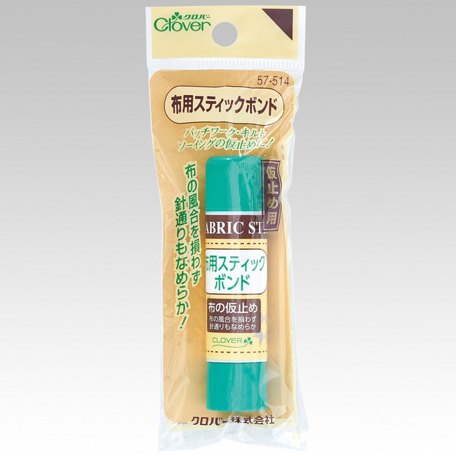 Clover 可樂牌 日本製 布用膠 口紅膠 57-514, 1個