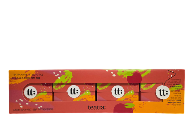 티트라 버라이어티 레드 애플티 과일차 / 코스트코, 1개, 40개입, 2g