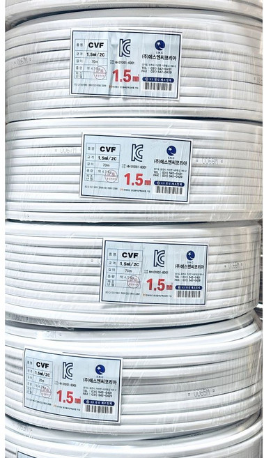 로맥스 1.5SQ 2C 로멕스 전선 CVF 70M 전기선, 1개