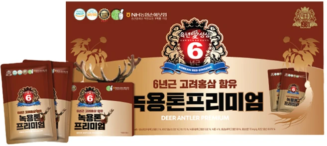 [태웅식품 본사 ]정직하고 믿을 수 있는 녹용톤 프리미엄, 60ml, 30개 - 쿠팡