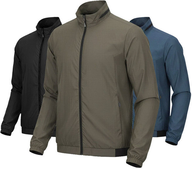 [성원] 남성 봄 여름 메쉬 에어플로우 나일론 자켓 SWJ382 바람막이 등산 아웃도어 데일리 윈드자켓 러닝 작업복 골프 가을 춘추 간절기