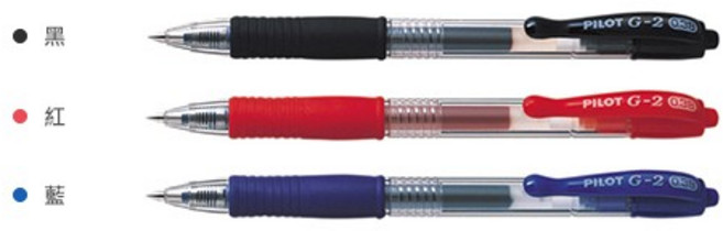 【文具通】PILOT 百樂 BL-G2-38 0.38 G2 自動 鋼珠筆 A1301088, 1個, 0.38 G2 鋼珠筆 黑色, 黑色, 鋼珠筆