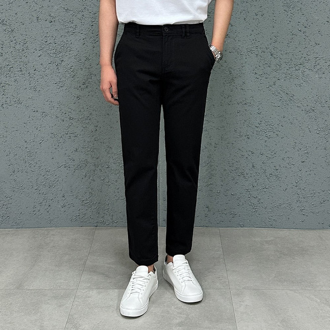 더맨쉽 스판 히든 매직밴딩 일자 면바지 SPTCP17006