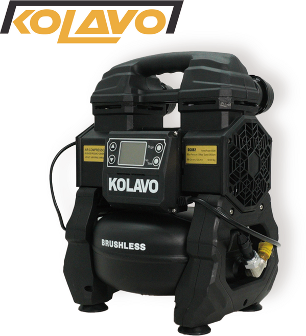 콜라보 콤프레샤 2마력 5리터 DC882 소형 저소음 무오일 알루미늄탱크, 1개