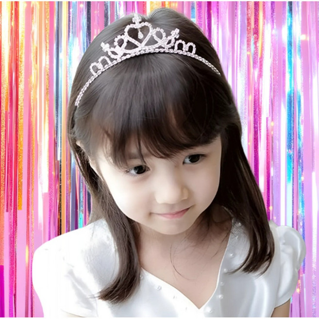 해피릴리 생일왕관 티아라 행사 공주 헤어