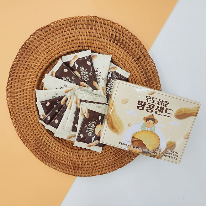 우도삼춘 땅콩샌드, 80g, 1개