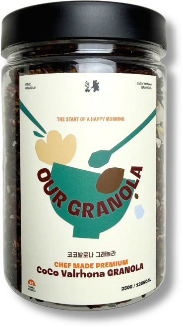 아워그래놀라 코코발로나 유기농 카카오 수제 초코 그래놀라, 1개, 250g