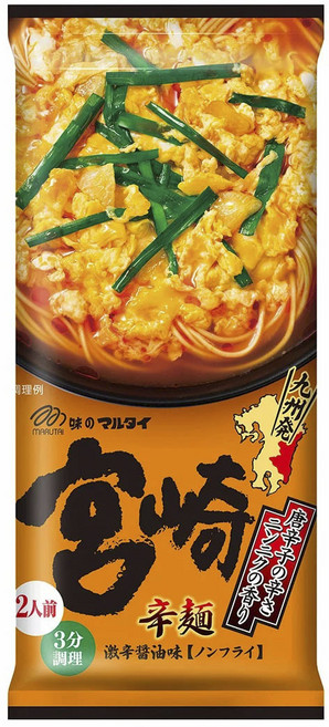 마루타이 미야자키 매운면 라멘 2개입 186g, 1개