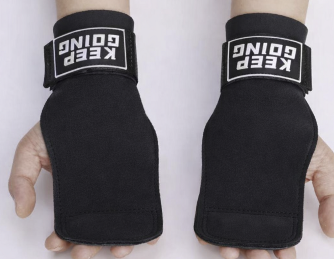 캐럴픽 헬스 기구 잘 잡아주는 손 편한 헬스 장갑, 1개, 블랙