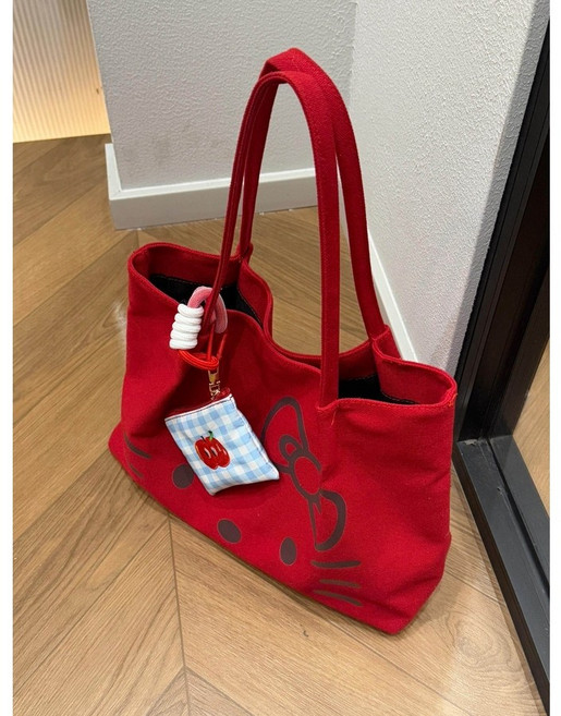 헬로키티 에코백 산리오 바쿠백 귀여운 캐릭터