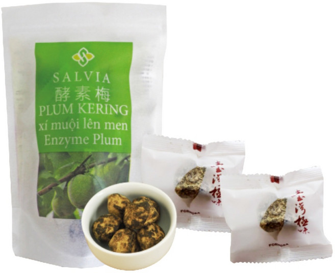 Salvia超順暢活性酵素梅(單顆包裝), 125g, 1個