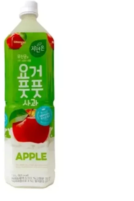 테온셀 (1.5Lx12펫) 웅진 자연은 요거풋풋 사과/쥬스/음료수/세트/주스/페트/음료/과일/탕비실/선물용/대용량/건강, 1.5L