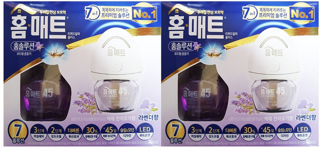 헨켈 홈매트 리퀴드 홈솔루션 라벤더 본품 45일 1개, 2개