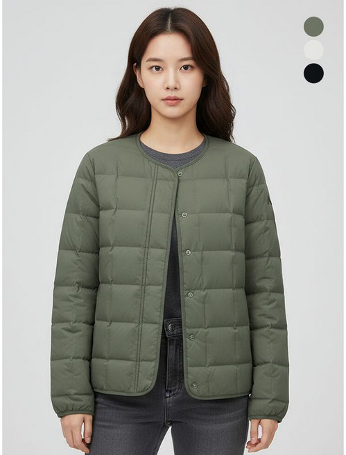 네파 여성 모노 튜브 넥리스 다운자켓 7K82061