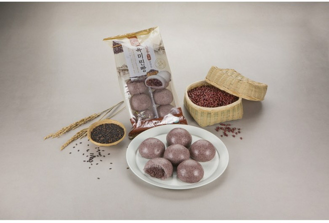 안흥흑미찐빵 10개입 2봉 1Kg, 흑미500g2봉