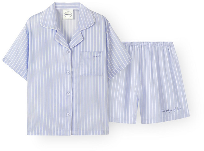 오르시떼 여성 F006 자킨토스 반소매 상하