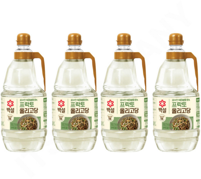 백설 프락토올리고당 2.45kg 업소용 식당용 대용량, 4개