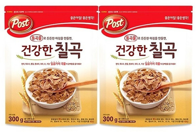 포스트 건강한 칠곡 시리얼 450g x 2개