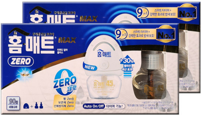 홈매트 리퀴드 알파 플러스 모드형 모기 훈증기 + 리필 2p, 29ml, 2개