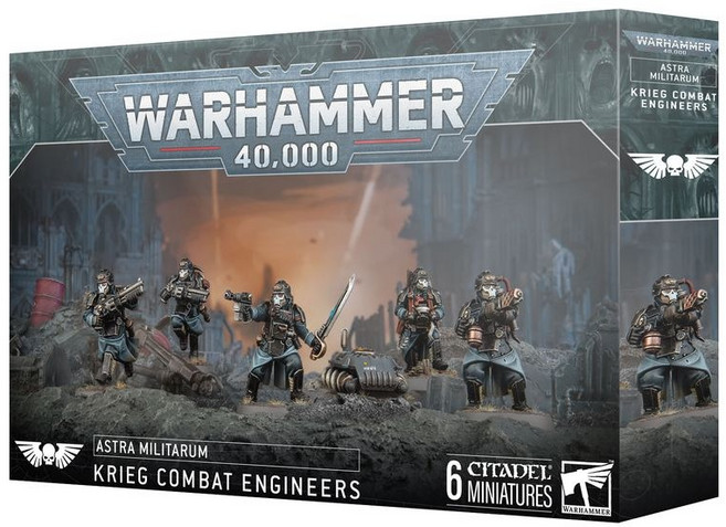 Warhammer 40 000 星界軍 克里格戰鬥工兵 6模型, 1個