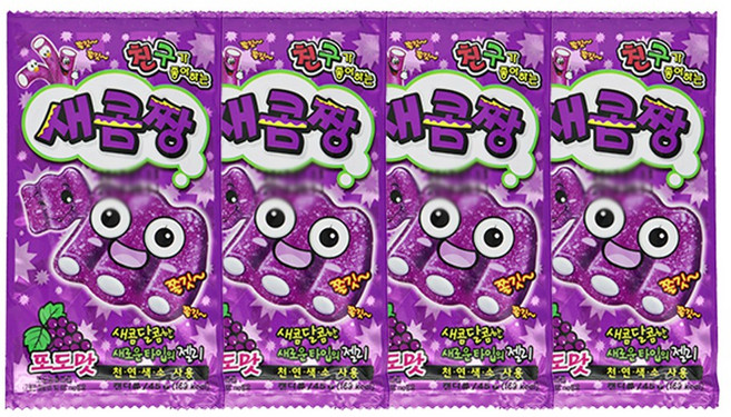 새콤달콤 친구가 좋아하는 새콤짱 4봉, 35g, 4개