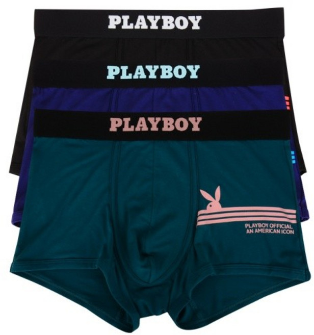 플레이보이 남성 남자 팬티 속옷 드로즈 2106-3매 200159