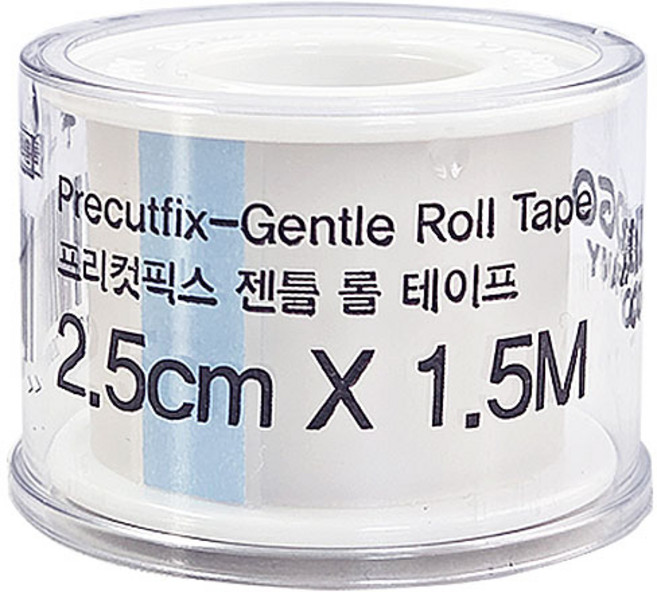 프리컷픽스 젠틀 롤 2.5cm x 1.5m 실리콘 반창고 테이프 1매입 srto, 1개, 1개입