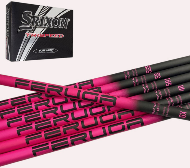 페루가 TSS PINK 드라이버 샤프트 조지아골프 (3피스 볼 슬리브 그립 포함), 1개, 70(S)