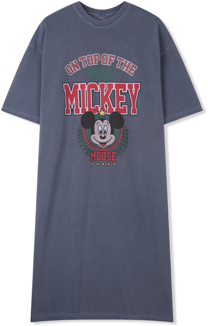 피그먼트 월드미키 원피스 롱원피스 반팔소매 빅사이즈 홈웨어